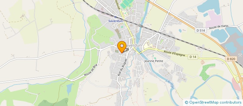 localisation de l'entreprise SARL LES COUASSOUS à SAVERDUN
