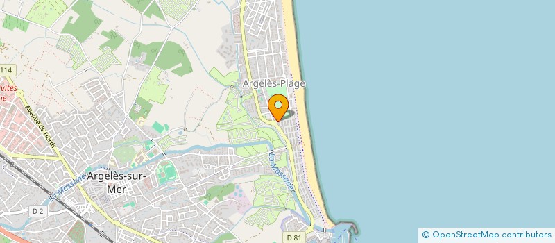 localisation de l'entreprise SARL LES COUSINS à ARGELES-SUR-MER