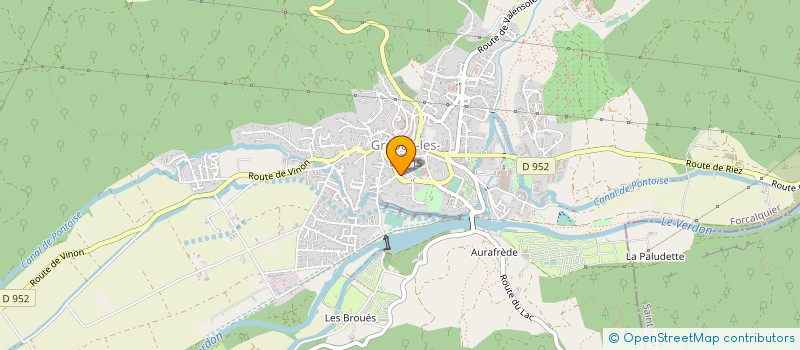 localisation de l'entreprise SARL LES D SONT JETES à GREOUX-LES-BAINS