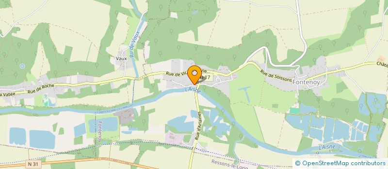 localisation de l'entreprise SARL LES DANTON  FONTENOY