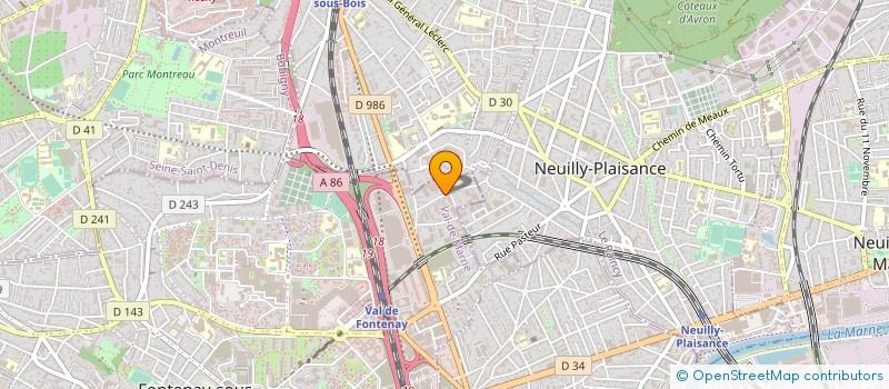 localisation de l'entreprise SARL LES DAUPHINETTES à NEUILLY-PLAISANCE