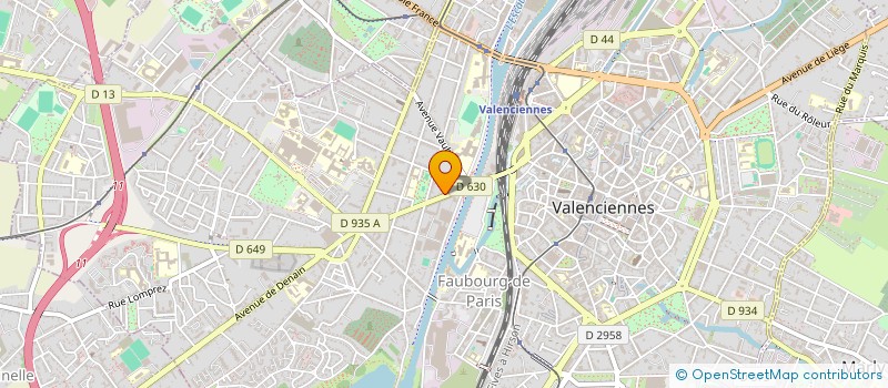 localisation de l'entreprise SARL LES DELICES  VALENCIENNES