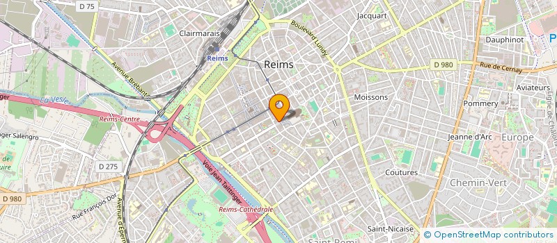 localisation de l'entreprise SARL LES DELICES CHAMPENOISES  REIMS