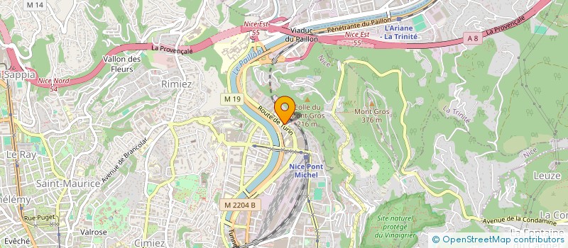 localisation de l'entreprise SARL LES DELICES DE TURIN  NICE