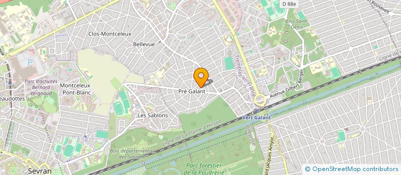 localisation de l'entreprise SARL LES DELICES DE VILLEPINTE à VILLEPINTE