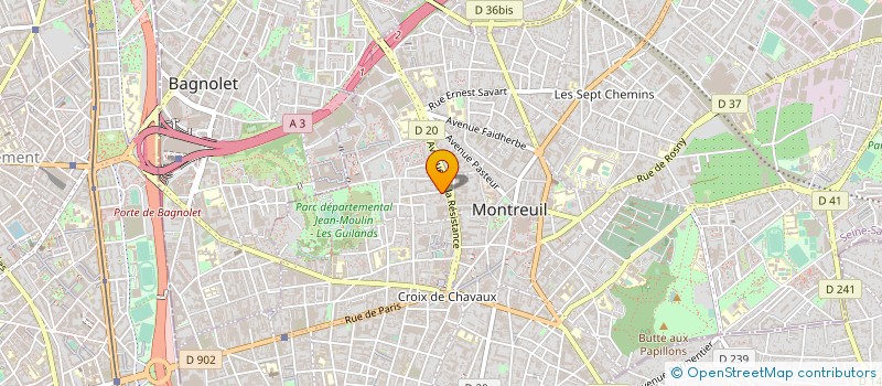 localisation de l'entreprise SARL LES DELISSES D'ANISSA à MONTREUIL