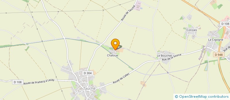 localisation de l'entreprise SARL LES DEUX FONTAINES à AIGONDIGNE