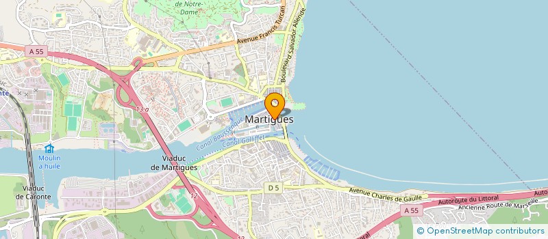 localisation de l'entreprise SARL LES DEUX FRERES à MARTIGUES