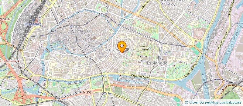 localisation de l'entreprise SARL LES DEUX H à STRASBOURG