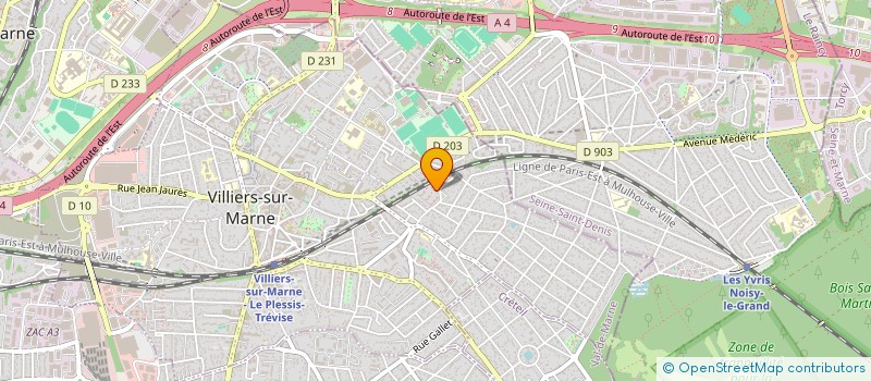 localisation de l'entreprise SARL LES DEUX LUMIERES à VILLIERS-SUR-MARNE