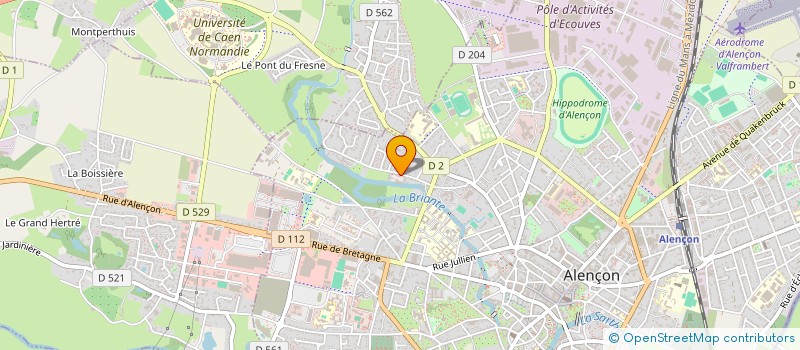 localisation de l'entreprise SARL LES DEUX MOULINS à ALENCON