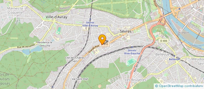 localisation de l'entreprise SARL LES DEUX RIVES à SEVRES