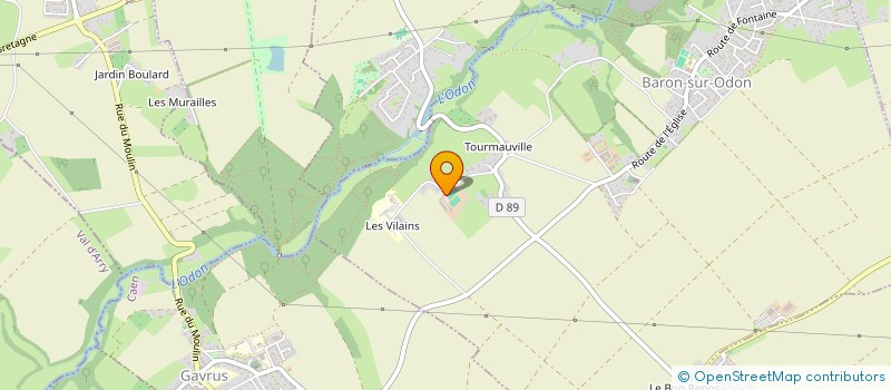 localisation de l'entreprise SARL LES ECURIES DE L'ODON  BARON-SUR-ODON