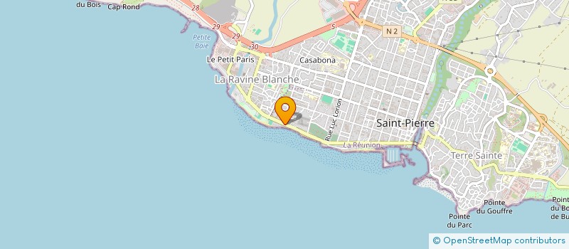 localisation de l'entreprise SARL LES EMBRUNS à SAINT-PIERRE