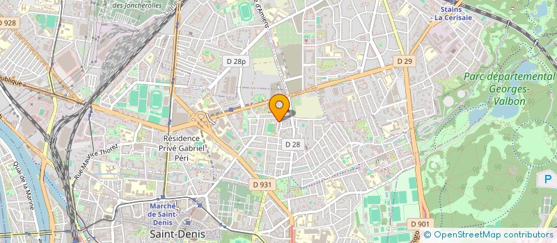 localisation de l'entreprise SARL LES ENTREPRENEURS DU BATIMENT à SAINT-DENIS