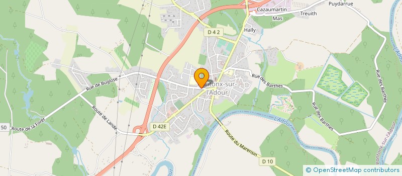 localisation de l'entreprise SARL LES FACADES DE A A Z  PONTONX SUR L'ADOUR