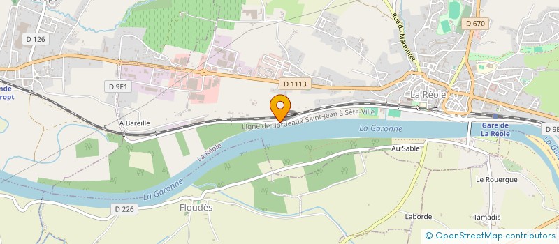 localisation de l'entreprise SARL LES FACADIERS DE GIRONDE à LA REOLE