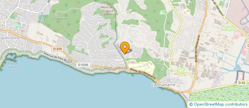 localisation de l'entreprise SARL LES FACADIERS DE PROVENCE à HYERES