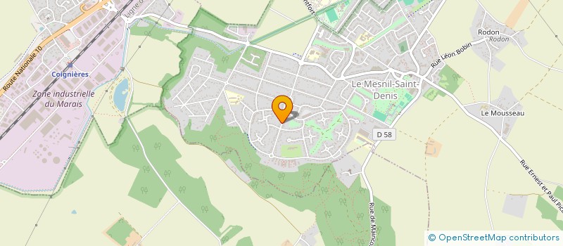 localisation de l'entreprise SARL LES FAITS PAPILLON à LE MESNIL-SAINT-DENIS