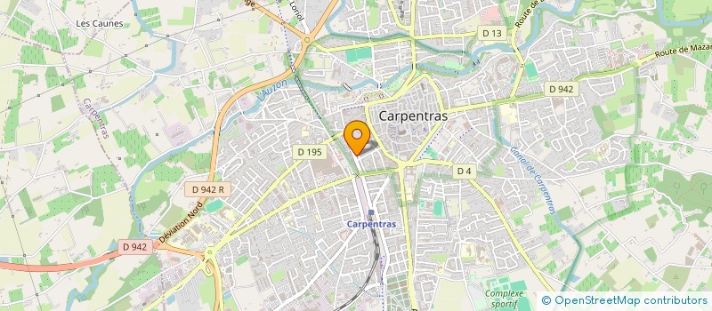 localisation de l'entreprise SARL LES FEES DU REPASSAGE à CARPENTRAS