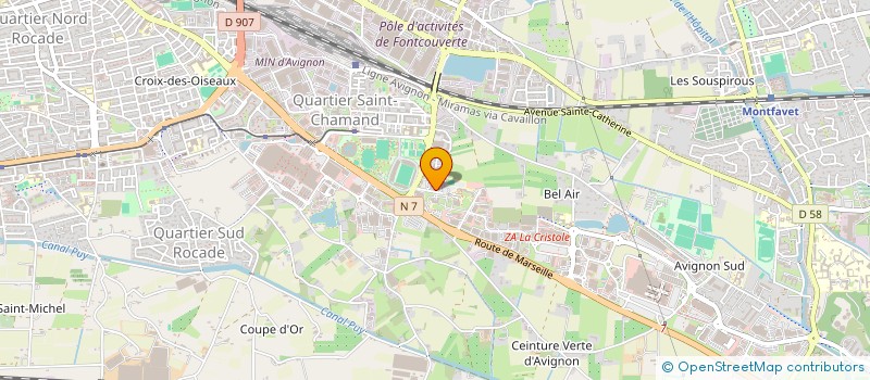 localisation de l'entreprise SARL LES FENAISONS à AVIGNON