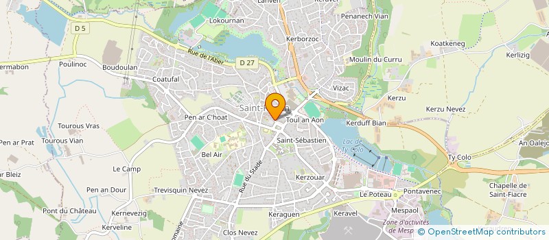 localisation de l'entreprise SARL LES FILLES D'AVRIL à SAINT-RENAN