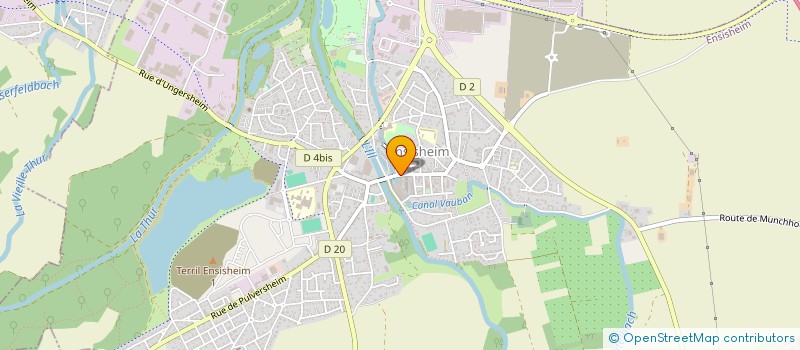 localisation de l'entreprise SARL LES FLAMBEURS  ENSISHEIM