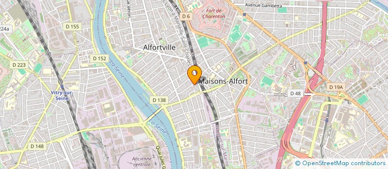 localisation de l'entreprise SARL LES FLEURS à ALFORTVILLE
