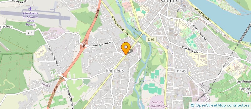 localisation de l'entreprise SARL LES FLORALIES à SAUMUR