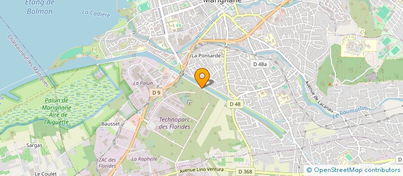 localisation de l'entreprise SARL LES FLORIDES à MARIGNANE
