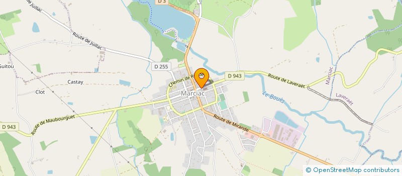 localisation de l'entreprise SARL LES FONTAINES DU PARVIS  MARCIAC