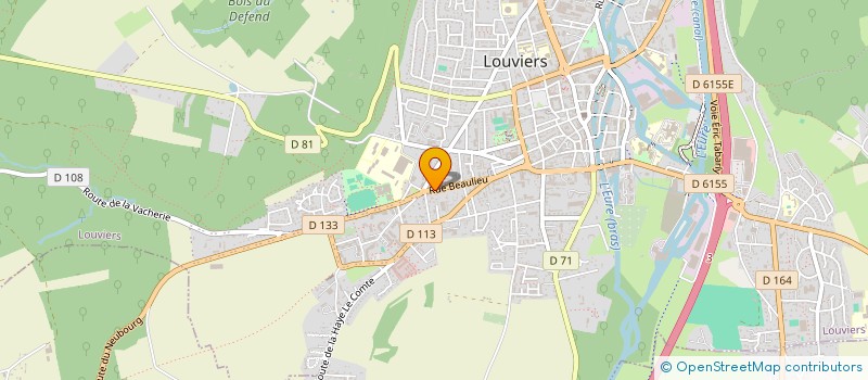 localisation de l'entreprise SARL LES FONTENELLES  LOUVIERS