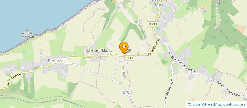 localisation de l'entreprise SARL LES FORGES D ETRETAT  LES LOGES