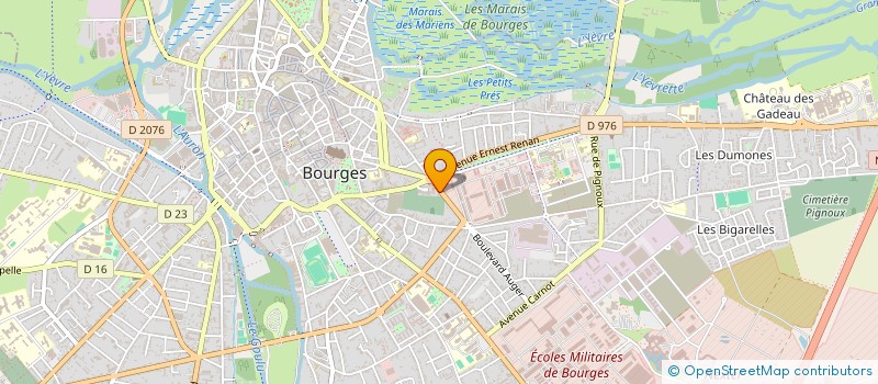 localisation de l'entreprise SARL LES FRERES VATGJONI à BOURGES