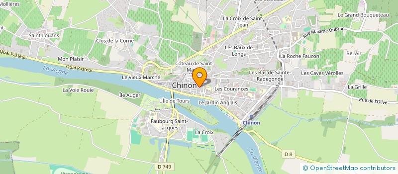 localisation de l'entreprise SARL LES GAGNOUX à CHINON