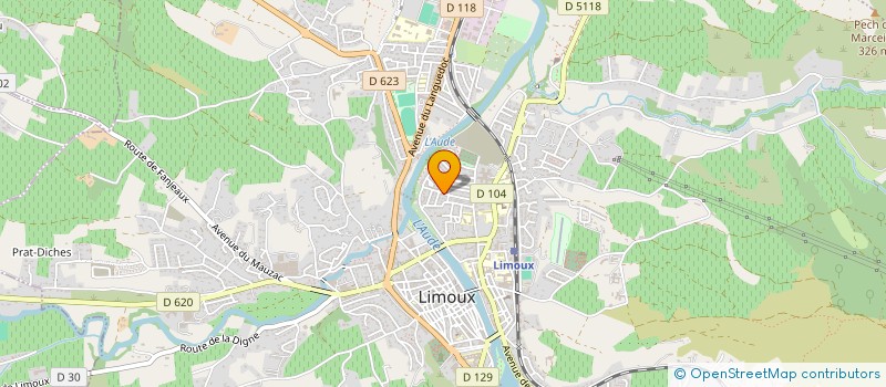 localisation de l'entreprise SARL LES GALOPINS à LIMOUX