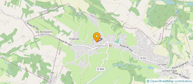 localisation de l'entreprise SARL LES GARINES  GRENAY