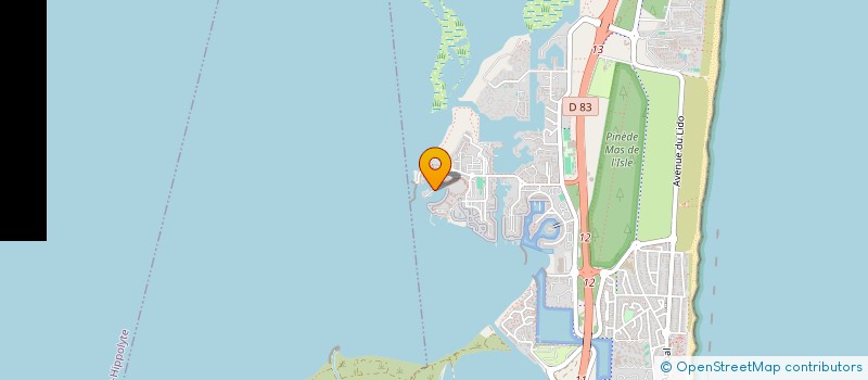 localisation de l'entreprise SARL LES GENTIANES  LE BARCARES