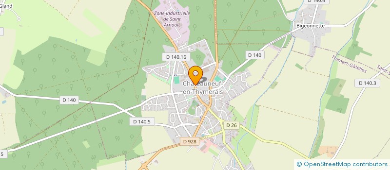 localisation de l'entreprise SARL LES GIBEAUX à DREUX