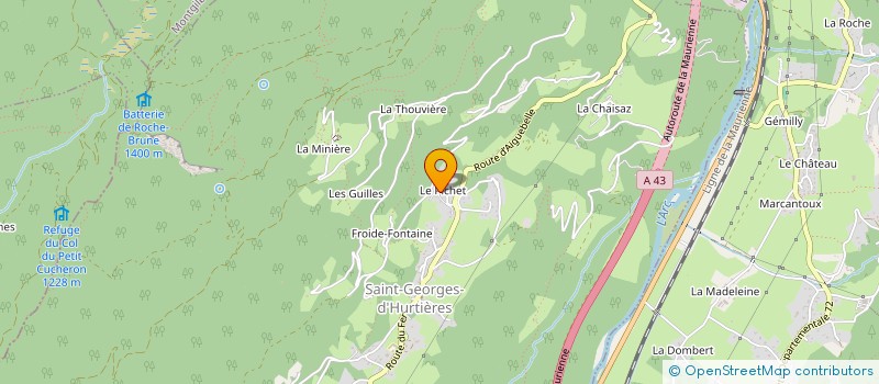 localisation de l'entreprise SARL LES GOGNIOUX à AITON