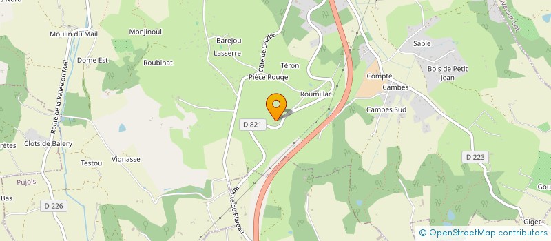 localisation de l'entreprise SARL LES GOURMANDILLES  VILLENEUVE-SUR-LOT