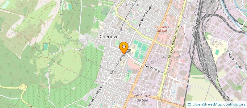 localisation de l'entreprise SARL LES GRANDS CRUS  CHENOVE