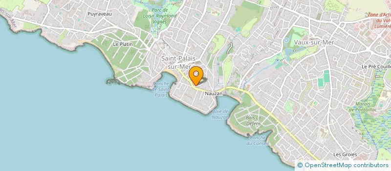 localisation de l'entreprise SARL LES GROLLEAU DE LA DUNE  SAINT-PALAIS-SUR-MER