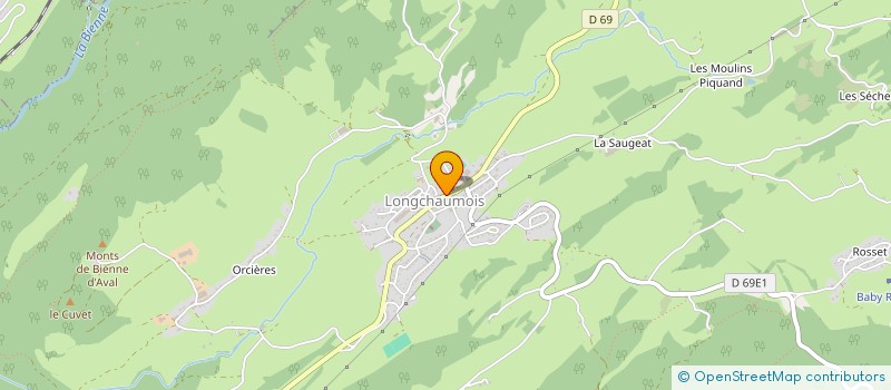 localisation de l'entreprise SARL LES HALLES DE MORBIER  MORBIER