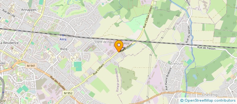 localisation de l'entreprise SARL LES HAMEAUX à VILLENEUVE-D'ASCQ