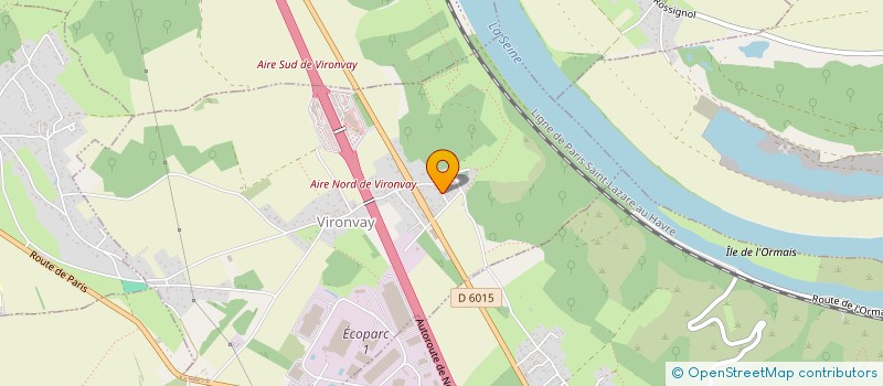 localisation de l'entreprise SARL LES HAUTS DU VILLAGE  VIRONVAY