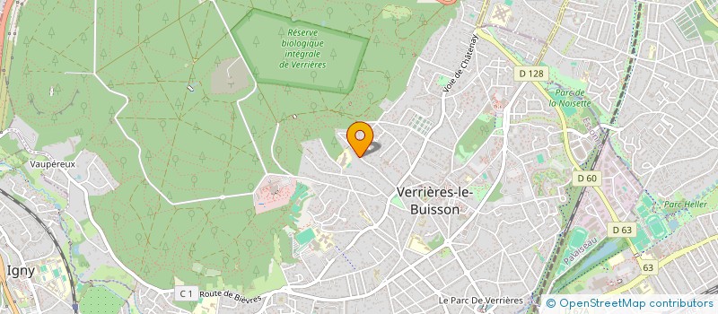localisation de l'entreprise SARL LES HELIOTROPES à VERRIERES-LE-BUISSON