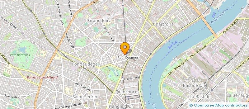 localisation de l'entreprise SARL LES HORIZONS BLEUS à BORDEAUX