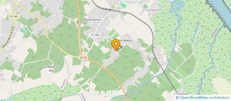 localisation de l'entreprise SARL LES HUITRES A BEBERT  CHAILLEVETTE