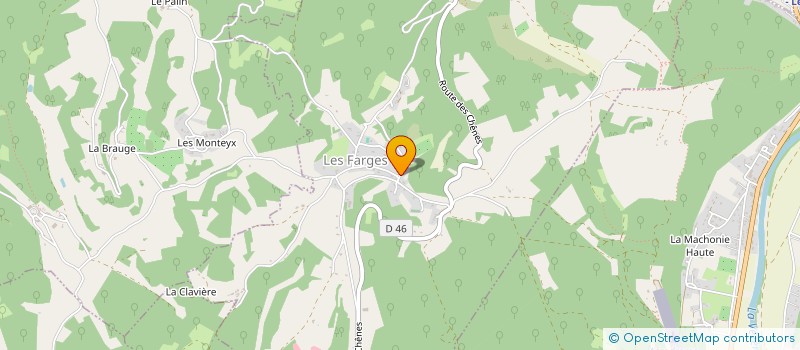 localisation de l'entreprise SARL LES ILES  THONAC